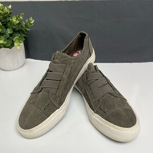 Blowfish Green Corduroy Shoes